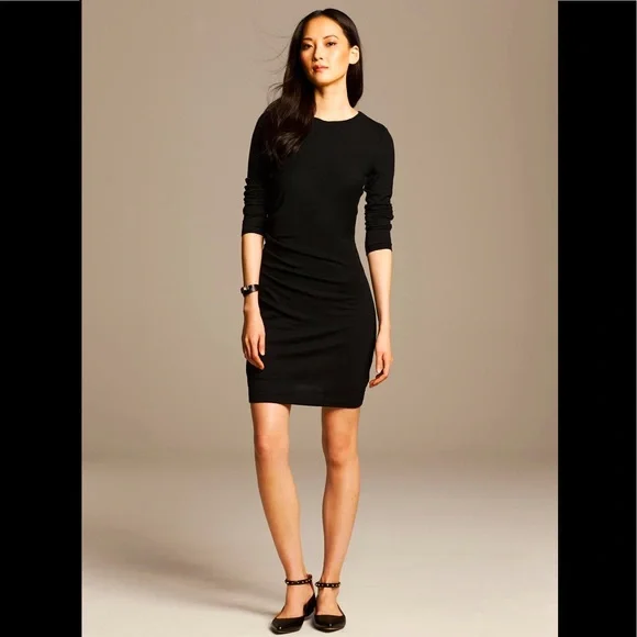Banana Republic | Dresses | Banana Republic Ruched Jersey Knit Dress |  Poshmark